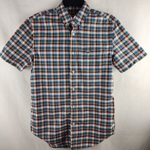 Lacoste Regular Fit Short Sleeve Button Down (S)